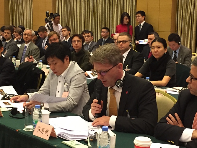 Vice Chairman of European Chamber Shanghai Chapter Speaks at Briefing on CPPCC Shanghai Committee 2016